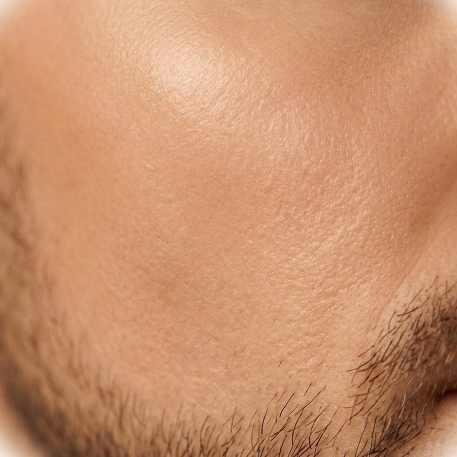 Detalle del rostro de un hombre